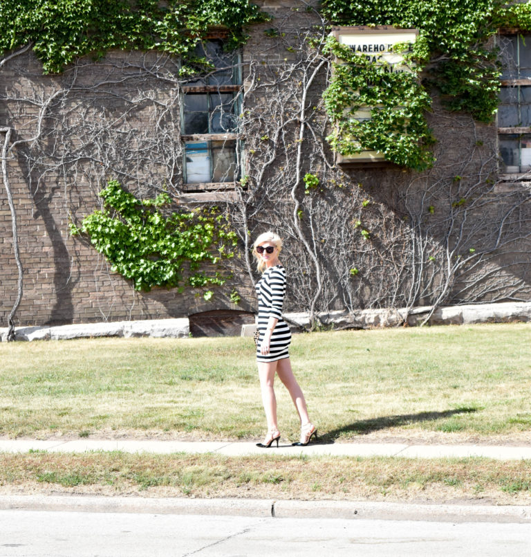 Black and White Stripes + Leopard Print