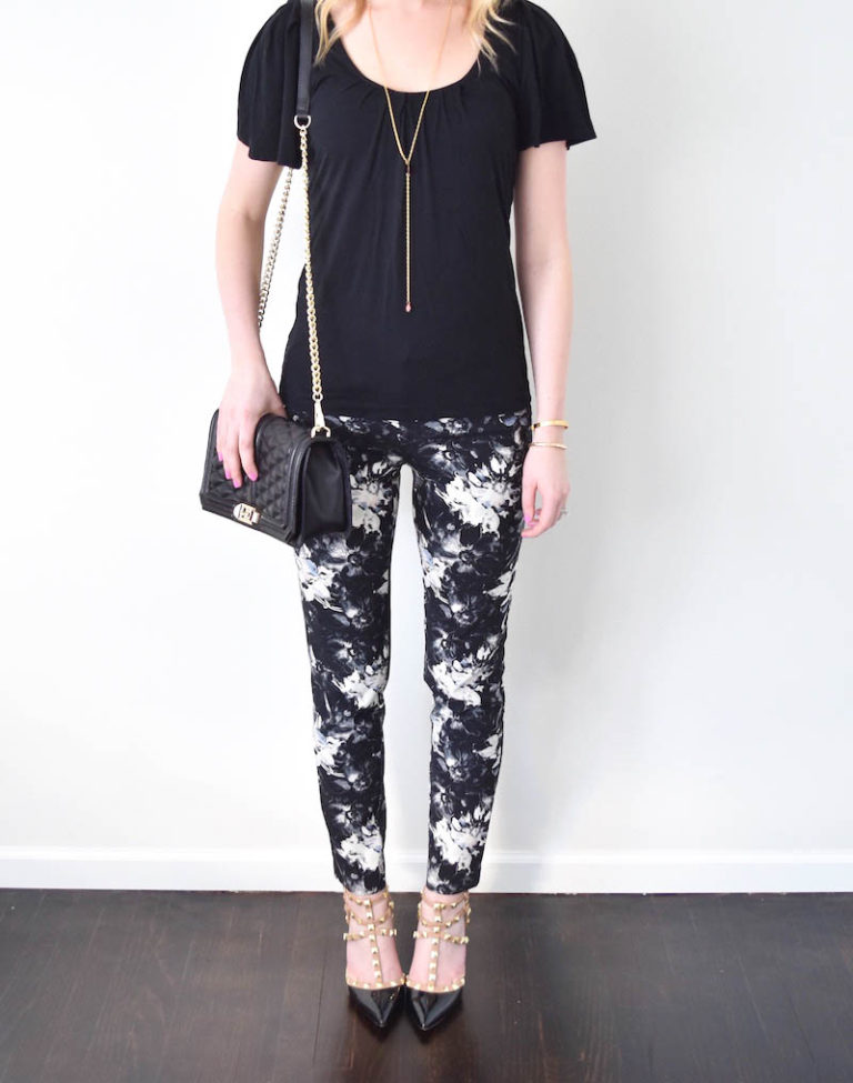 Rebecca Taylor Floral Print Pants + thredUP